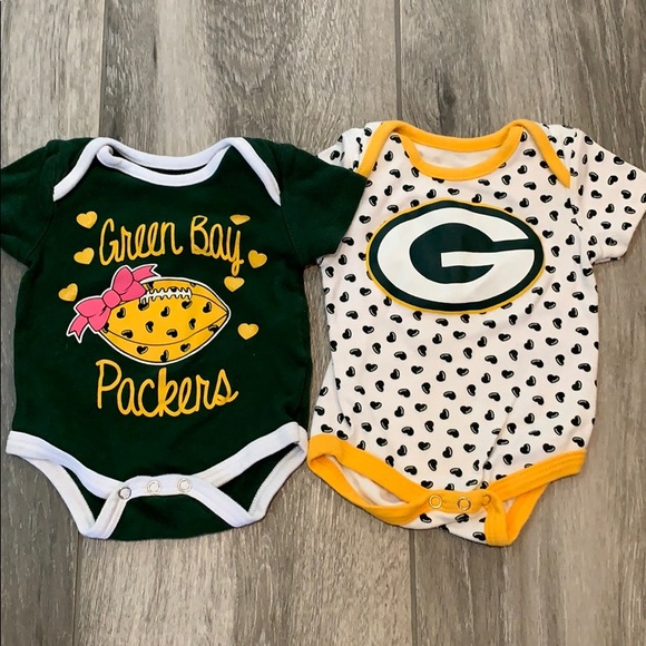 packers baby onesie girl